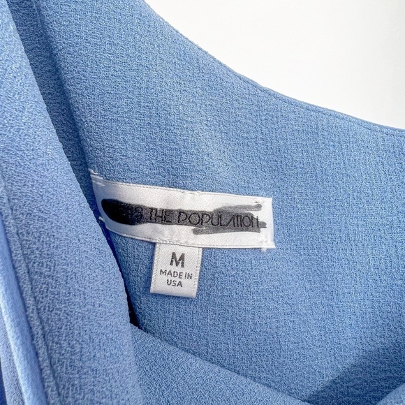 Dress the Population Blue one Shoulder Dress - Picture 8 of 10